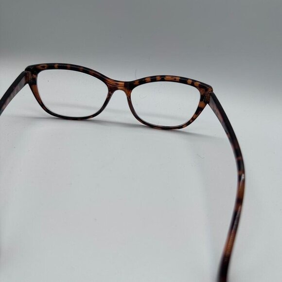 Betsey Johnson Eyeglasses Womens Readers Tortoise Shell Cat Eye Cheaters - Picture 6 of 9